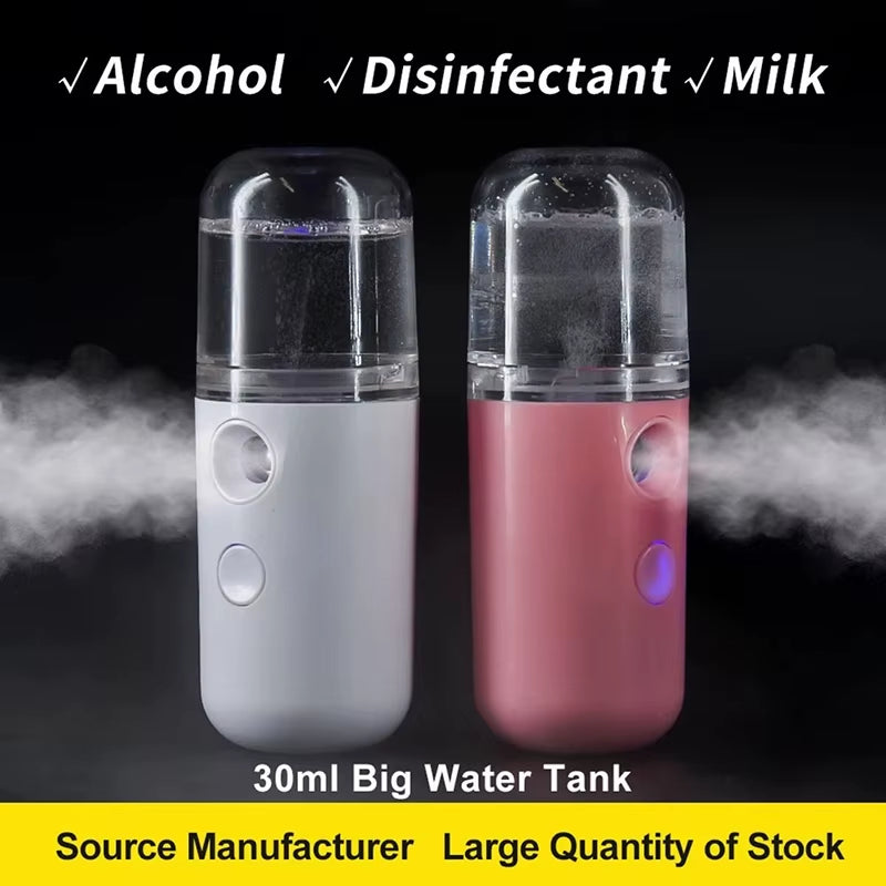 Mini Nano Spray Face Steamer 
