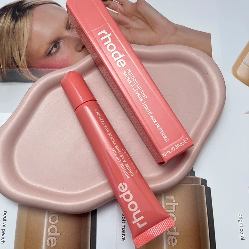 Rhod Pocket Blush LIP Stick Lip and Cheek Hydrating Stick Natural Rouge Powder Blush Cream Lipstick Cheek Easy to Apply Color