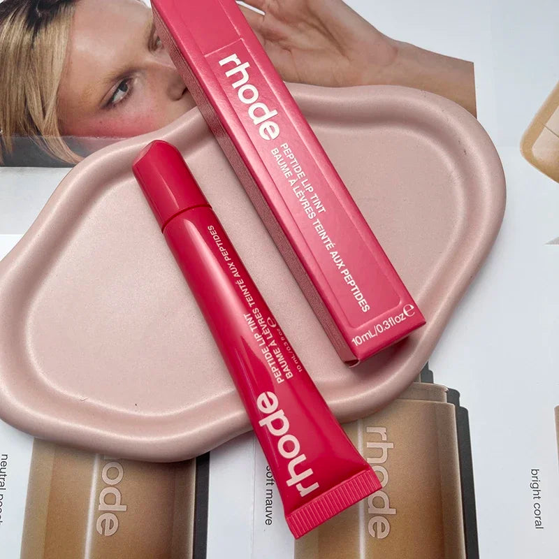 Rhod Pocket Blush LIP Stick Lip and Cheek Hydrating Stick Natural Rouge Powder Blush Cream Lipstick Cheek Easy to Apply Color