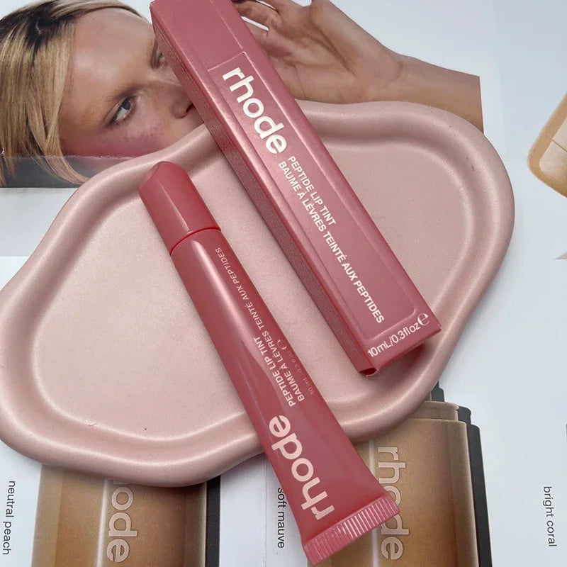 Rhod Pocket Blush LIP Stick Lip and Cheek Hydrating Stick Natural Rouge Powder Blush Cream Lipstick Cheek Easy to Apply Color