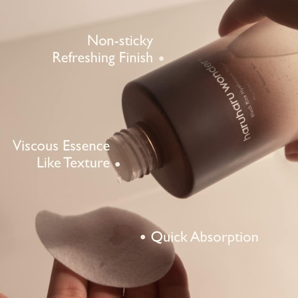 Wonder Black Rice Hyaluronic Toner Pour Peaux Sensibles, 10,1 Fl Oz / 300 Ml | Toner Hydratant Sans Alcool Et Parfum | Produit Végétalien Et Sans Cruauté Animale | EWG Green…