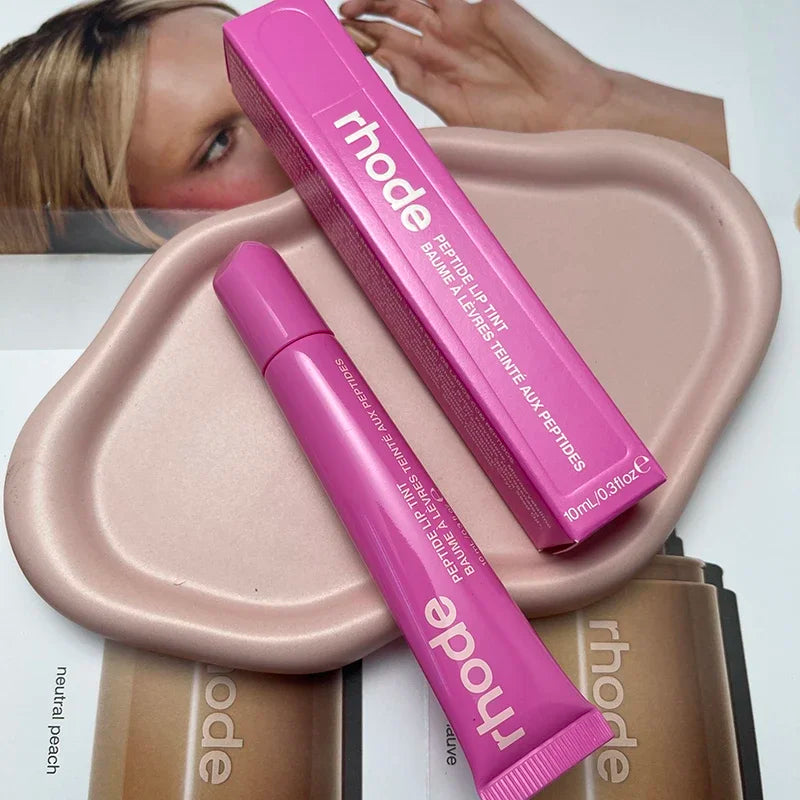 Rhod Pocket Blush LIP Stick Lip and Cheek Hydrating Stick Natural Rouge Powder Blush Cream Lipstick Cheek Easy to Apply Color